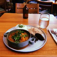 Vegan bobó at Cajui in Sao Paulo