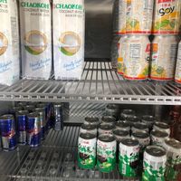 Vegan drinks.  at The Jelly Donut in Twentynine Palms