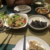 bad photo of the spread :,)  at Morning Glory Original in Hoi An