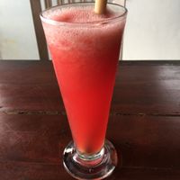 watermelon juice at Segara Lestari in Tejakula