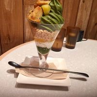 Roast potato parfait  at lyemon 伊右衛門カフェ in Kawasaki