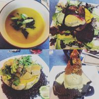 Pumpkin theme menu  at Sound & Savor in Oakland