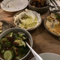 Smacked cucumber  at Bubala - Spitalfields in East London