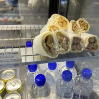 Vegan Chicken wrap  at Jumi's Cafe in South Yarra