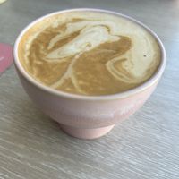 Soy flat white 👌🏽  at Jumi's Cafe in South Yarra