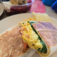 Breaky wrap at Jumi's Cafe in South Yarra