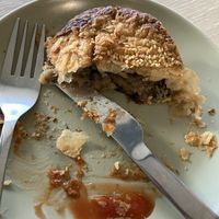 Yay mushroom pie   at Jumi's Cafe in South Yarra