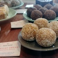 Protein balls at Jumi's Cafe in South Yarra