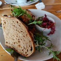 Smokey tofu sambo at Groundstate Coffee in Dublin