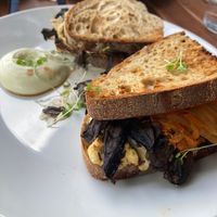 Tofu ricotta toastie  at Groundstate Coffee in Dublin