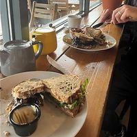 Smoked tofu Sammies  at Groundstate Coffee in Dublin