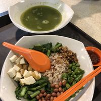 Thunder rice tea at Pine Tree Cafe 长春树 - Lucky Plaza in Central Singapore