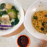 Hakka Yong Tau Foo with wan ton noodles at Pine Tree Cafe 长春树 - Lucky Plaza in Central Singapore