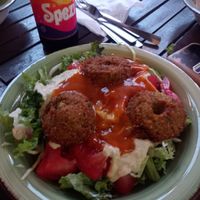 Salat Falafel at Olive in Leipzig