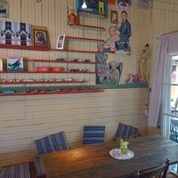  at Systrarna Skogströms Lantcafe in Oer