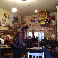 Atmosphere  at Systrarna Skogströms Lantcafe in Oer