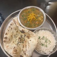 Vegan korma  at Taste of India in Cusco