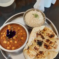 Chana masala at Taste of India in Cusco