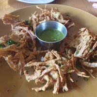 Onion fries at Taste of India in Cusco