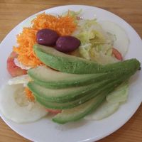 Mixed salad at Ganimedes in Piura