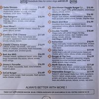 Burgers at WTF Burger Bar in Cabo San Lucas