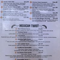 Tacos at WTF Burger Bar in Cabo San Lucas