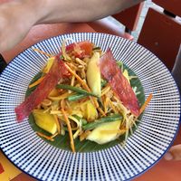 papaya salad  at Barkade in Den Bosch