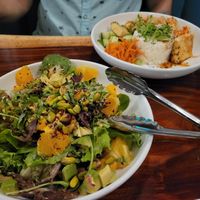 Citrus avocado salad at Caracara in Dunedin