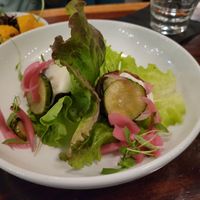 Falafel in a lettuce wrap at Caracara in Dunedin