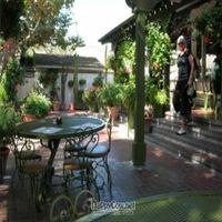 Back patio of Jardines de San Juan at Jardines de San Juan in San Juan Bautista