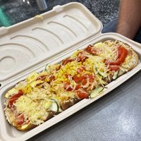 Vegan flat bread  at MIA - Estefan Kitchen - N Terminal in Miami