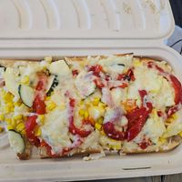 Vegan flatbread at MIA - Estefan Kitchen - N Terminal in Miami