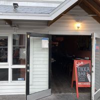 Front of the restaurant (you might miss it!) at Tikka Bar in Key West