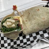 Pesto Chik’n wrap at Birch Cafe in Highland Heights