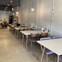 Interior seating  at Birch Cafe in Highland Heights