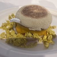 Sausage egg and cheese Sandwhich   at Birch Cafe in Highland Heights