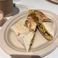 Corn’d Beef Hash Breakfast Crunchwrap  at Birch Cafe in Highland Heights