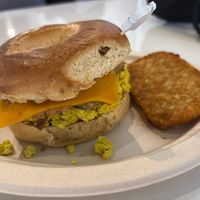 bacon egg sausage n cheez   at Birch Cafe in Highland Heights