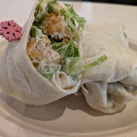 Chick'n Cesar wrap at Birch Cafe in Highland Heights