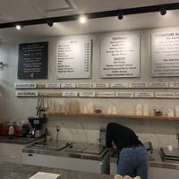 Full menu part one at Dandy's Artisan Ice Cream in Regina