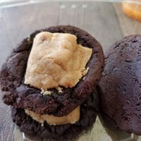 Peanut butter chocolate cookies at Loving Hut in Redlands