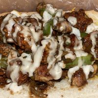 Philly cheese steak  at Loving Hut in Redlands