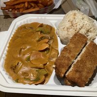 Katsu curry  at Loving Hut in Redlands