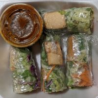 salad rolls at M & P Thai Noodle in Lincoln City