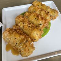 Banana fritters   at Fuchsia - Barsha Heights in Dubai