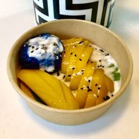 Mango sticky rice  at Fuchsia - Barsha Heights in Dubai