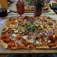 Flammenkuchen at Trail-Inn in Berdorf