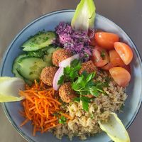 Vegan Poke Bowl at Trail-Inn in Berdorf