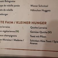 Restaurant Menu at Trail-Inn in Berdorf