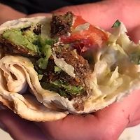 falafel rollo at Arabiano in Bremen